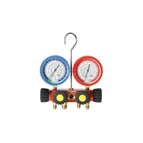 ROTHENBERGER Manometro analogico 4-vie R410A-R32 - 1000001427 (1/2)