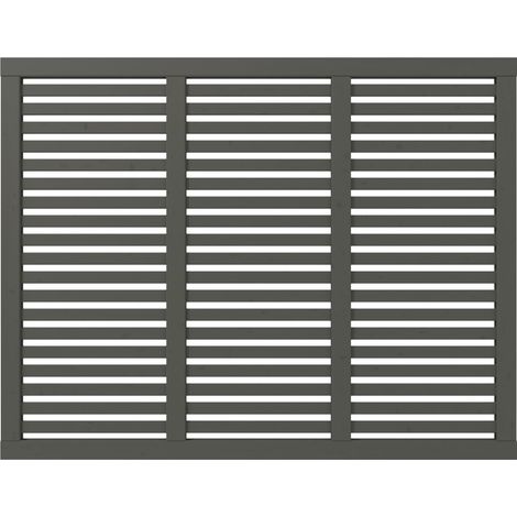 Plus Zaun Harmoni 180 x 140 cm umbragrau fungizidbehandelt
