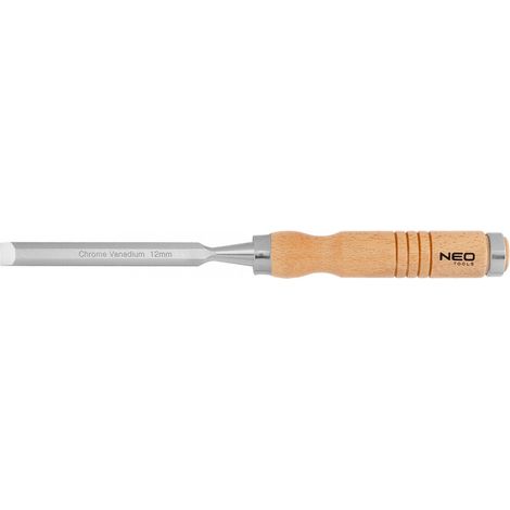 Ciseau de 12 mm, CRV, manche en bois (1/5)
