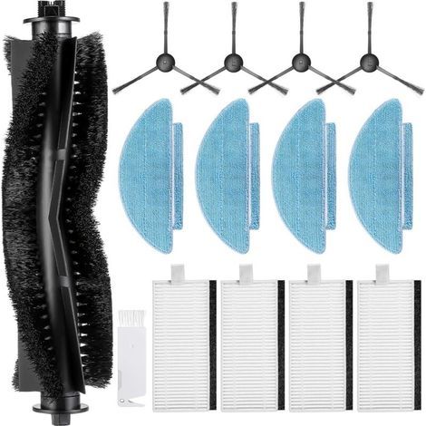 Lot de 13 accessoires de rechange pour robot aspirateur Tikom L9000 / L8000, Lubluelu SL60D, HONITURE Q6 SE, pour aspirateur robot Laresar L6 Nex (1/5)