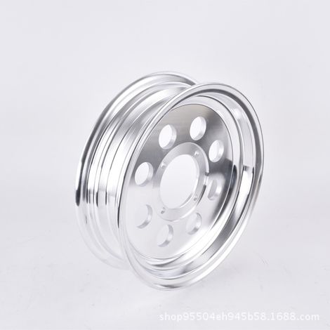 Roues en aluminium de 10 pouces pour la moto tout-terrain Little Monkey/Jincheng 70, modification avant et arrière avec des roues à 8 trous « Little Golden Boy » de 10 pouces. (1/3)