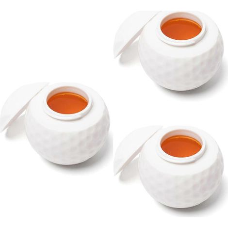Lot de 3 verres à shot en forme de balle de golf (1/5)