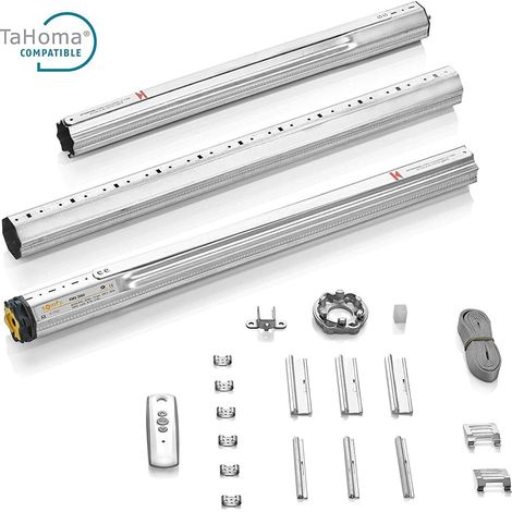 Somfy – Kit motorisation volet roulant RMS 1000 RTS – Moteur Altus 50 RTs – Couple 10 Nm – Puissance 90 W – Compatible TaHoma