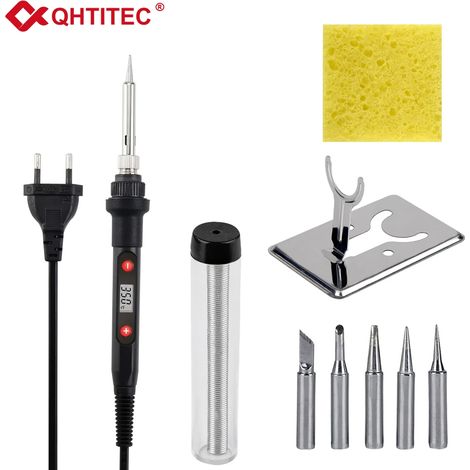 Kit de fer à souder (80 W, 220 V), température réglable, outils de soudage et de réparation (1/5)