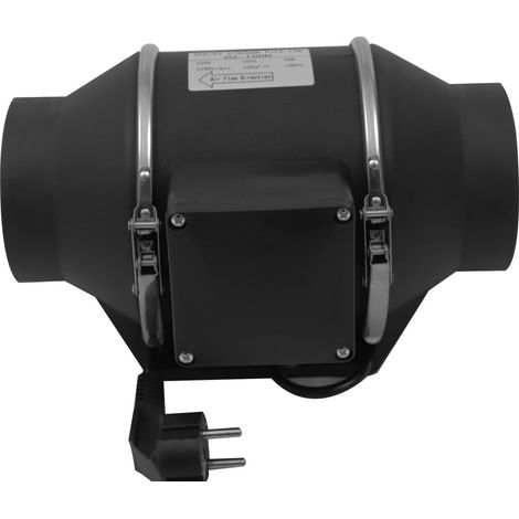 Gojoy – Ventilateur d'extraction de fumée 220m³/h – 100mm silencieux pour tentes de culture – Moteur en cuivre – Ventilation efficace - 220m3