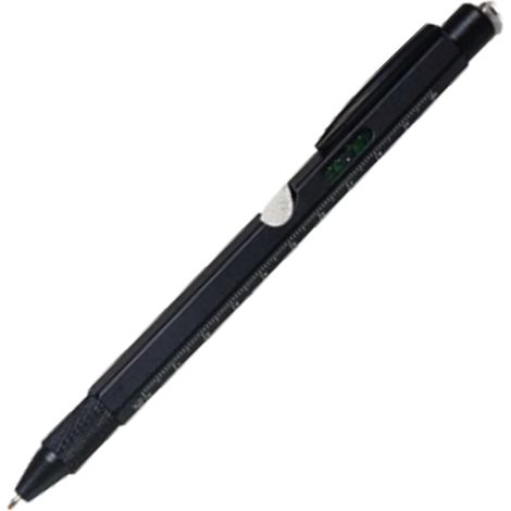 1 stylo multifonction 9 en 1, aluminium, règle + tournevis + décapsuleur + stylet + niveau + lampe LED, idéal cadeau homme (1/5)