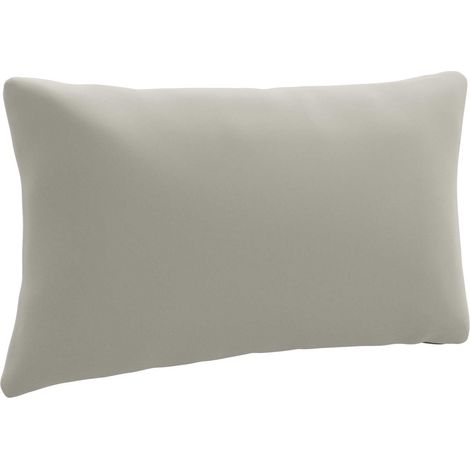 Coussin de Dos 1 Pièce PUTTEN 100 % polyester Gris vidaXL