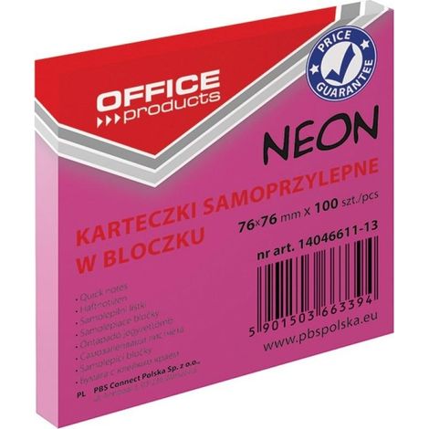 Post-it 76x76mm 100K rosa neon