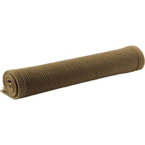 Tapis de Bain en Coton avec Tissage Jacquard Dense et Résistant Coloris Cèdre 54 x 110 cm - PANGIVO