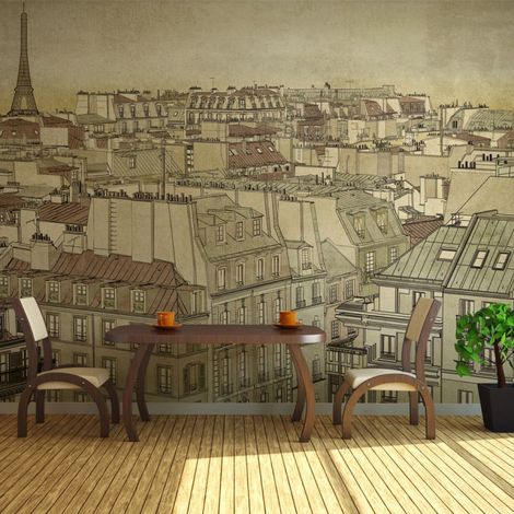 Papier Peint "Good Bye Paris" 154 x 200 cm (1/2)