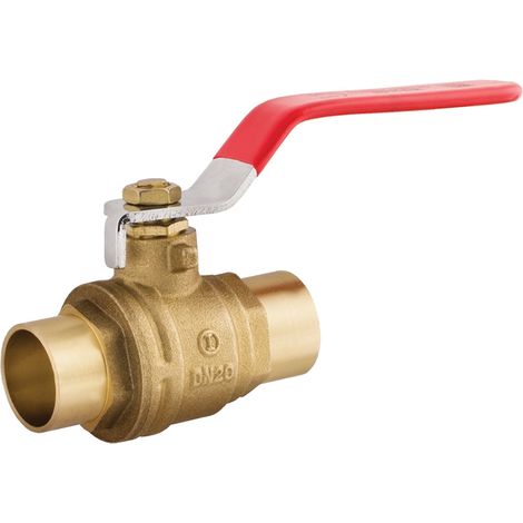 IDMAR 35-mm-Kugelhahn aus Messing für Wasser, zum Schweißen