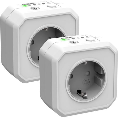 Presa ANSMANN AES1, presa intercambiabile a risparmio energetico con conto alla rovescia per termoventilatori, ferri da stiro, ecc. (intervallo di tempo regolabile) - 2 pezzi (1/5)