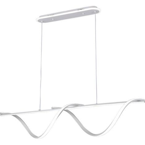 Suspension White House 125 W 5694 lm 3000–6000 K 110 x 15 cm, éclairage d'ambiance, télécommande (1/2)