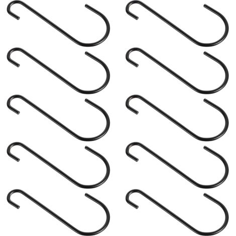 de suspension multifonctions en fer Healeved noirs lot de 10 (1/5)