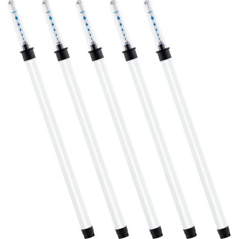 McBazel 5-teiliges Set zur Messung des Wasserstands in Hydrokultursystemen, Wasserstandsanzeiger mit Schwimmer für Pflanzen, Bodenfeuchtigkeitsanzeiger für Zimmerpflanzen, 36 cm (1/5)