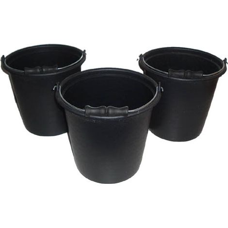 CUBO DE CONSTRUCCIÓN DE PLÁSTICO CON ASA 18 LITROS - WIA GP 18L