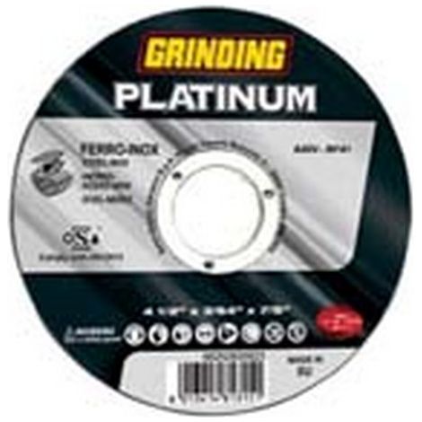 25PZ DISCHI TAGLIO SOTTILE "PLATINUM" CENTRO PIANO FERRO/INOX mm115x1 foro