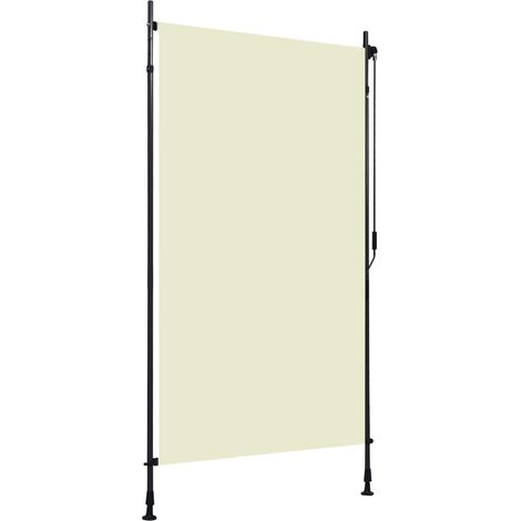 vidaXL Outdoor Roller Blind 120x270 cm Cream