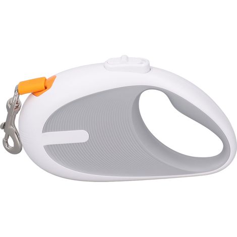 Dog Walking Leash Portable ABS Automatic Telescopic Retractable Dog Leash for Outdoor Grey Dolphin (1/5)