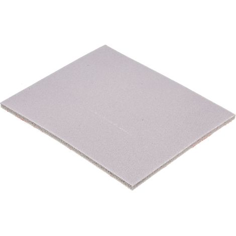 Eponge de ponçage 3M, Oxyde d'aluminium grain P500, Super fin, 140mm x 115mm ( Prix pour Sachet de 20 )