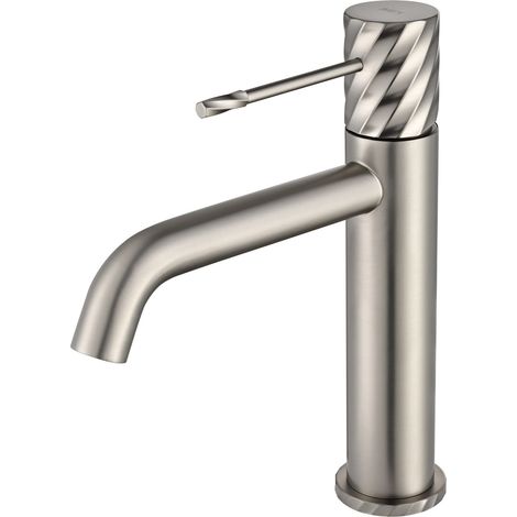 Miscelatore lavabo Bless finitura nichel spazzolato [ IMEX® ]