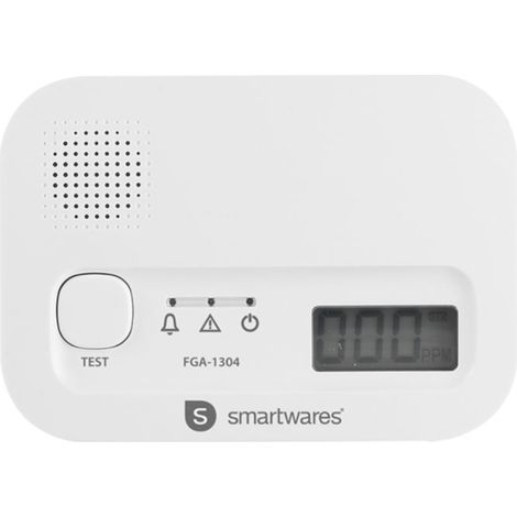 Detector de Monóxido de Carbono Smartwares FGA-13041