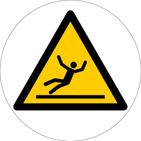 Panneau Danger sol glissant pour sol - Ø 450 mm - 4007090