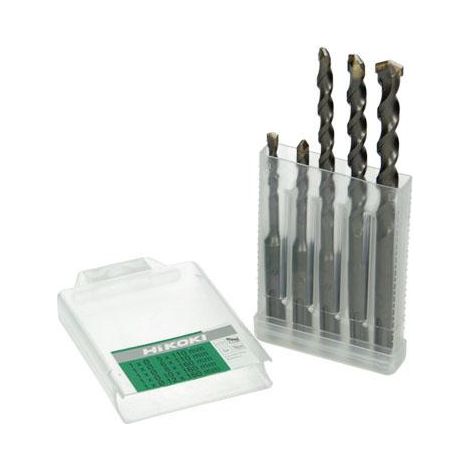 Jeu de 5 foret bétons SDS+ HSP Ø5,6,8,10,12 HIKOKI 4100840