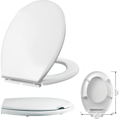 MAURER tapa wc especial , Asiento wc.- Especial.- Compatible con la mayoría WC. - Color blanco.- Articulo conocido como: asiento w.c. asiento water, tapa