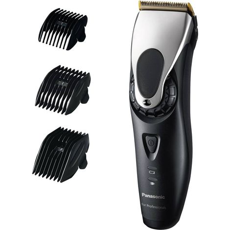 Panasonic – Tondeuse à cheveux ERDGP65 – Moteur linéaire ultra-rapide – Lame X-taper 2.0 pour coupe précise – Accu Li-ion 50 min d'autonomie