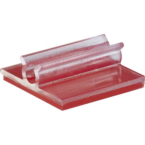 TRU COMPONENTS 93014c468a Befestigungssockel selbstklebend 1386634 Bündel-Ø-Bereich 6.40 mm (max)