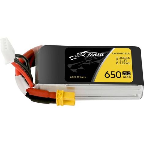 Batería Tattu 650mAh 11.1V 75C 3S1P