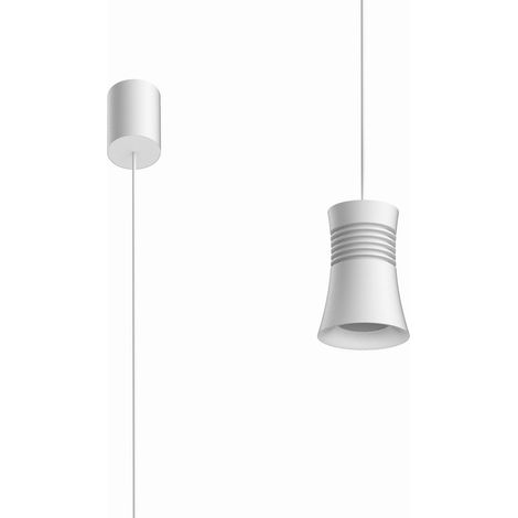 Lámpara Colgante en color blanco de alumminio modelo Pagoda MANTRA (1/5)