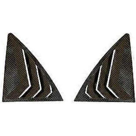 Accesorios de fibra de carbono para la ventilación trasera (cierre lateral) para coches de 2009 a 2013. (1/5)