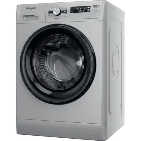 Lave-linge hublot WHIRLPOOL FFS9269SBFR - 9 kg - Induction - 60 cm - 1200 trs/min - Silver