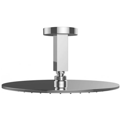 Ensemble de bras de douche KE, édition 90 59084, avec tête de douche/rosette ronde, chromé