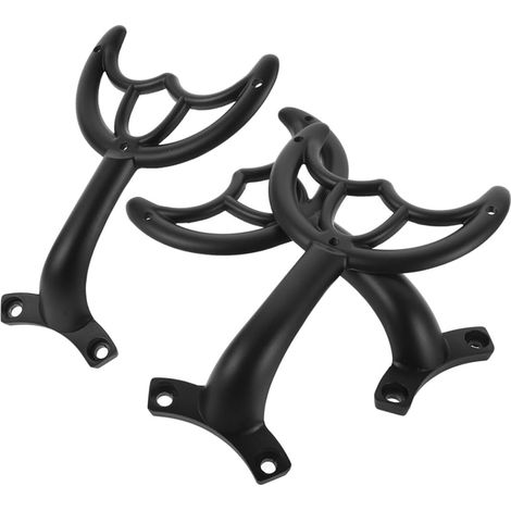 Bras robuste pour ventilateur plafonnier - Lot de 3 pièces en alliage de zinc noir - Pièces de support pour pales de ventilateur (1/5)