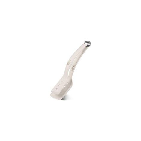 Pinze da cucina in silicone 2 in 1: pinze per girare bistecche, pesce e cibi grigliati, pratiche e facili da usare – Bianco. – Crezuo