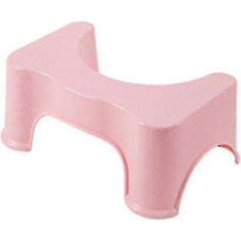 Tabouret de salle de bain pour toilettes, Squatty Potty, chaise de maternité, repose-pieds pour toilettes rose (1/3)
