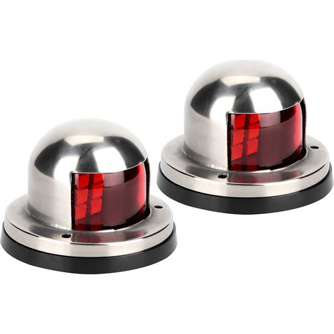 2 feux de signalisation latéraux LED 12V, 8 LED SMD 5050, 200 lm, pour voiture et bateau (1/5)