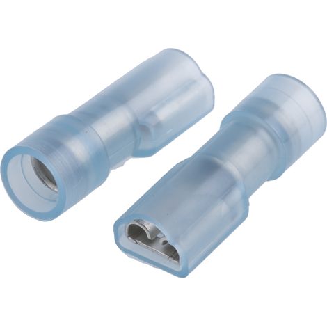 Cosse faston RS PRO, Isolé, Bleu