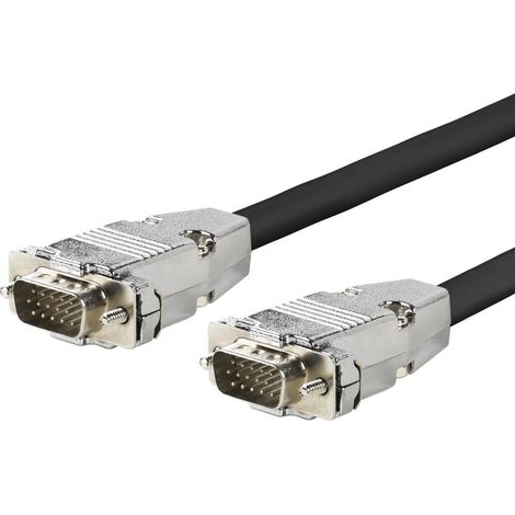 VivoLink MicroConnect PROVGAM10 - 10 m - VGA (D-Sub) - VGA (D-Sub) - Mâle - Mâle - Noir