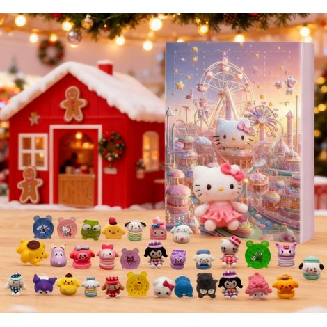 Calendrier de l’Avent Hello Kitty Noël 2025 – 24 Jours de Surprises – Cadeau Idéal pour Enfants, Filles et Garçons (1/5)
