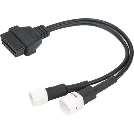 Câble adaptateur de diagnostic OBD2 vers 3 et 4 broches pour la lecture des données moteur et la détection des pannes de moto (1/5)