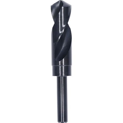Foret hélicoïdal acier rapide 1/2in queue droite 25mm lame noire outil perçage (1/5)