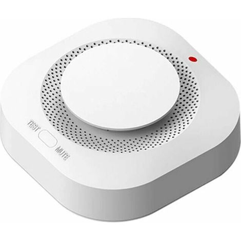 Détecteur De Fumée Wifi - Alarme Sonore 90 dB - Notification En Temps Réel Via Application Mobile - Pour Cuisine Chambre Bureau Entrepôt - 1 Pièce (1/5)