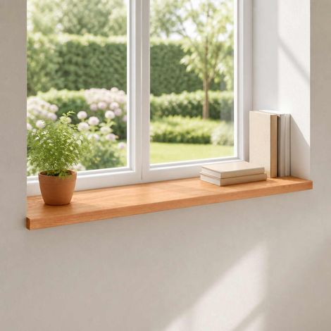 Appuis de fenêtre 2 pc Vernis 110 x 25 x 2 cm (1/5)