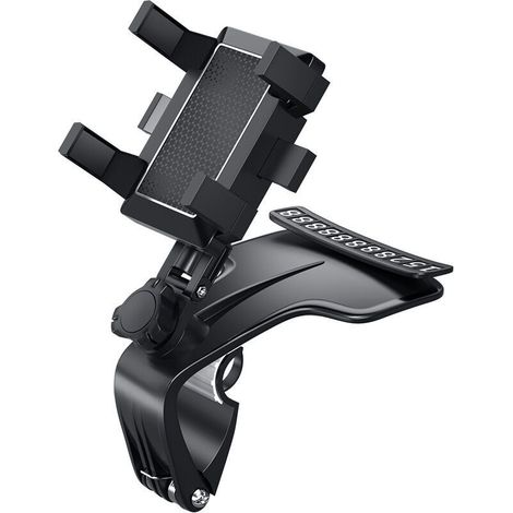 Car Phone Holder with 360° Adjustable Spring Clamp for 3-7 Inch Smartphones Car Phone Holder with 360° Adjustable Spring Clamp (1/5)