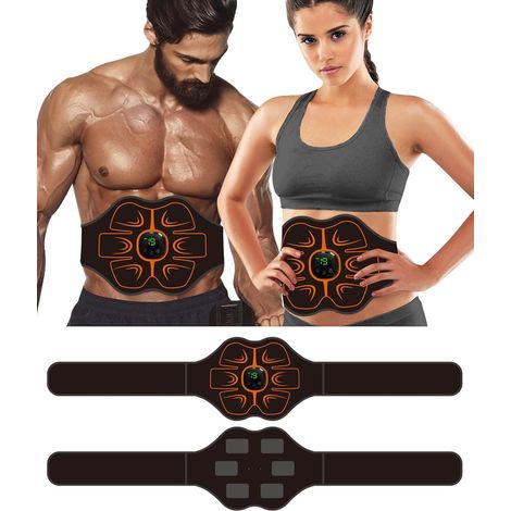 Ceinture Abdominale,Entraînement Abdominal,Pas Besoin de Feuilles de Gel USB Charge,12 Modes, 20 Niveaux d'intensité,Femme Homme Entraînement pour Abdomen Ajout de Ceinture d'extension (1/5)