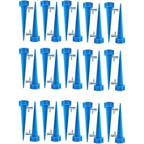 Bottiglia per irrigazione a goccia, irrigatore automatico per piante, sistema di irrigazione a goccia con valvola di regolazione, adatto per giardino, casa, uso interno ed esterno. (1/5)
